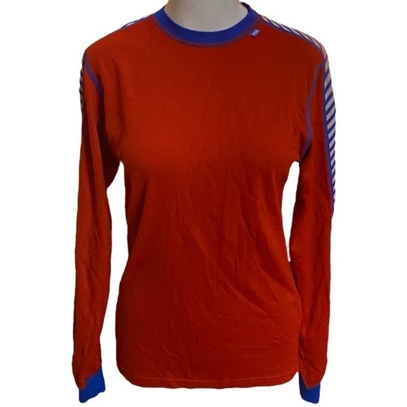 Helly Hansen Tops - Helly Hansen Womens Lifa Active Stripe Crew Base Layer Size M
